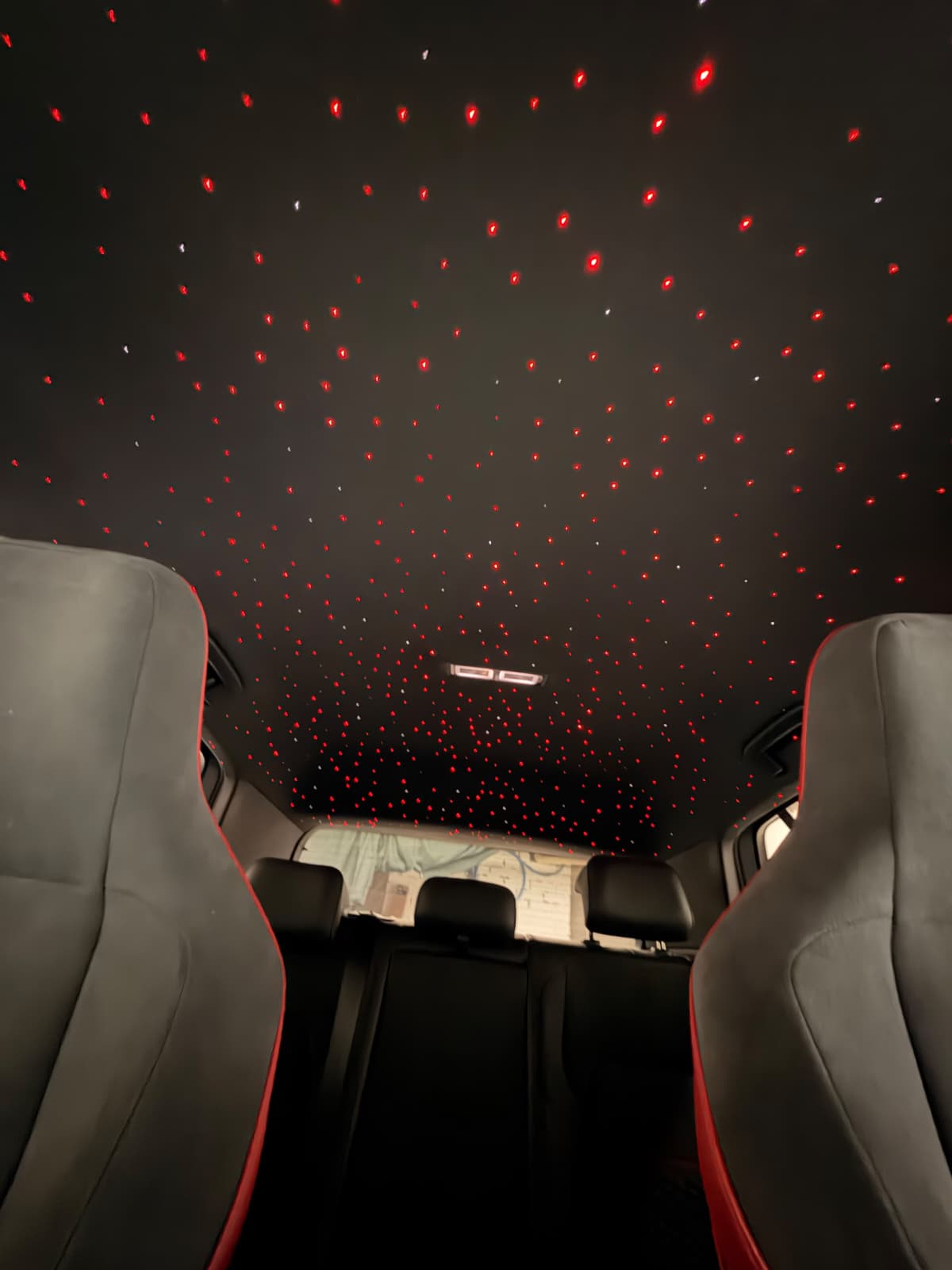 Golf GTI MK8 Clubsport starlight headliner over sport seats