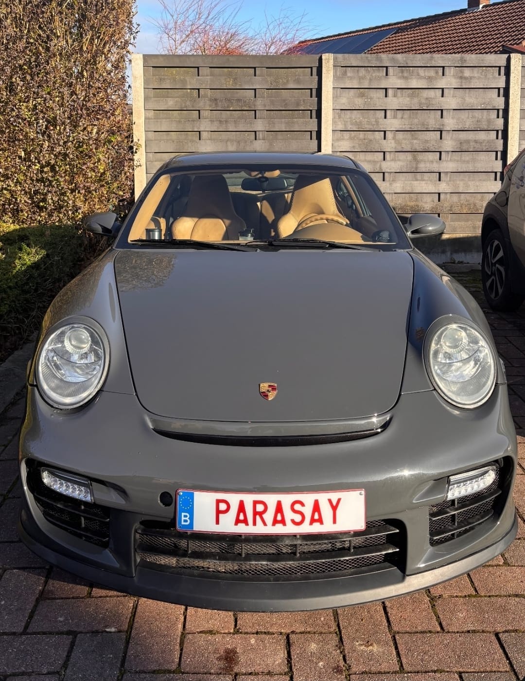 Porsche 997 before vinyl wrap