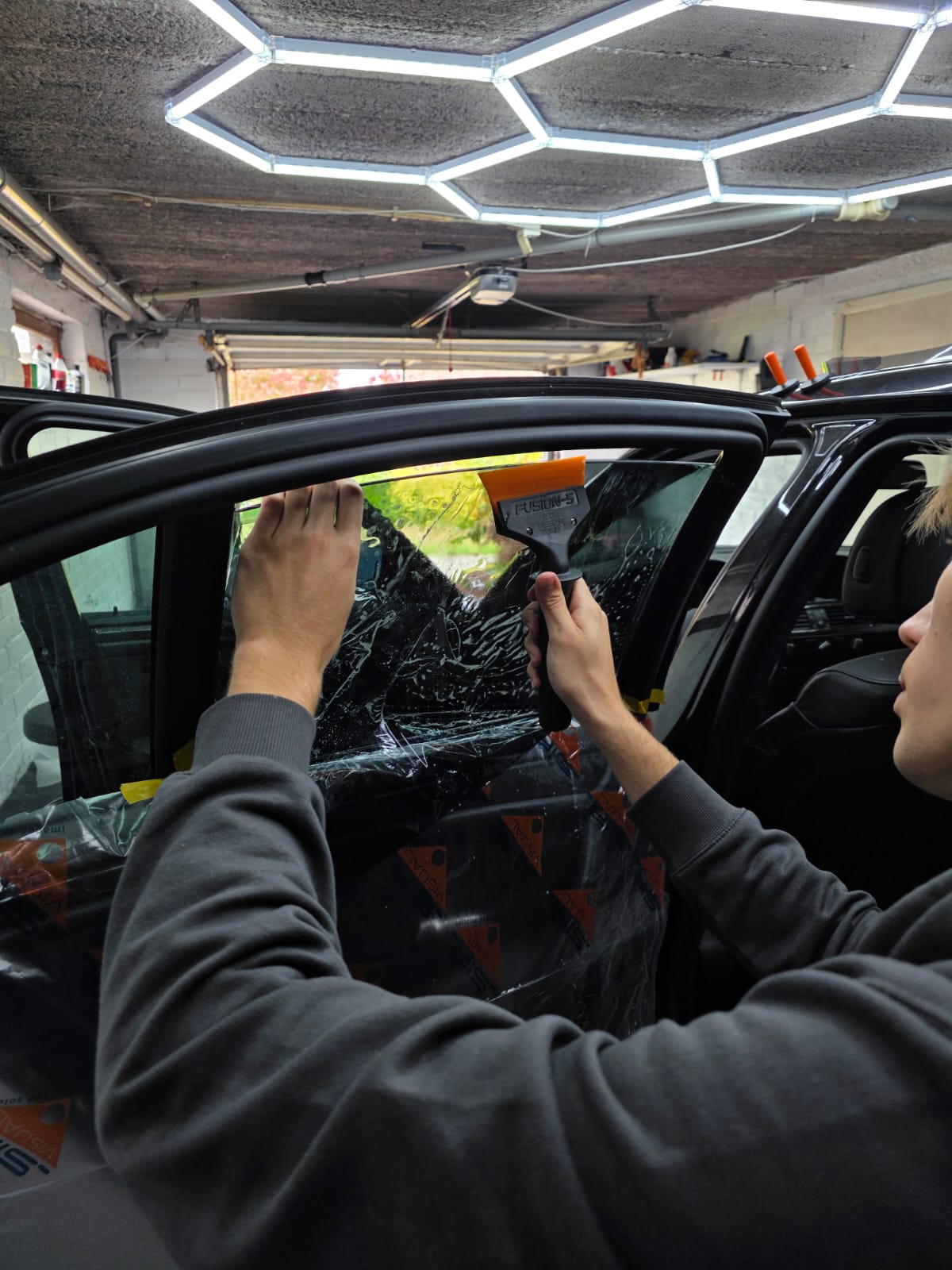 Professional window tint installation